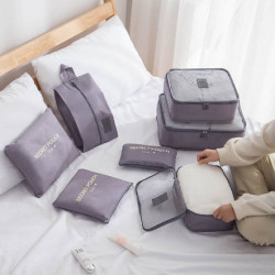 7-piece Set Travel Bag Oxford Cloth Storage Bag Travel Storage Bag Travel Bag Organiser Travel Organ