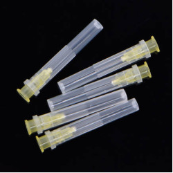 10pcs/bag Dental Endo Irrigation Needle Tip End-Closed &amp; half cut Endo Syringe End-Closed Side