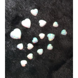 Australian Opal Heart Shape 4x4mm