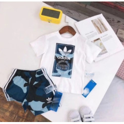 Adidas 2 13 Years Old T Shirt Pants 2pcs Boys Suit Girls Suit Kids Clothing Set Boy Girl Fashion Sho