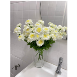 1 Bouquet Of White Love Fake Flowers 7