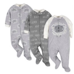 (NB) Original Gerber Sleepsuits 3pcs for Babies