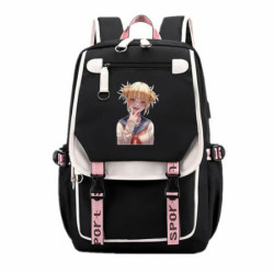 5r3f My Hero Academia Cross my body Himiko Toga Women Bagpack Large Travel Backpack Nylon Schoo 7cA