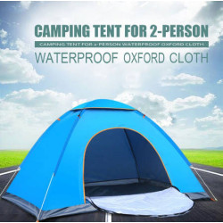 1-2 Person Camping Tent Quick Open Outdoor Camping Hiking Travel Beach Sun Shelter Family Ultralight