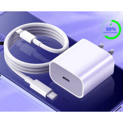 "PD 20W Type C Fast Charger With Cable For IP "