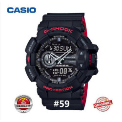 (100 original) Casio G Shock GA400 Men Sport Quartz Wrist Watch Rose Gold Black GA 400G