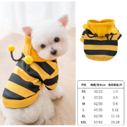 2022 New Style Dog Clothes Autumn Winter Cat Pet Teddy French Fighting Small Bichon Warm