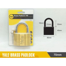 Genuine Yale Brass Padlock