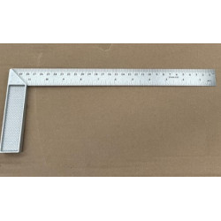 L-Square 12" Squala Steel Ruler L Square Angle Ruler (per pc)