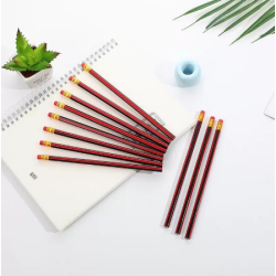 1Pcs Red Rod Kids HB Pencil Good Wood Classic Painting Sketch Pencil School Supplies