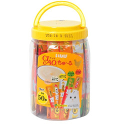 Ciao Churu Chicken Festive Jar Cat Treats 14gx50