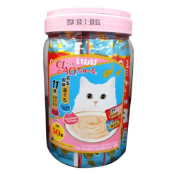 Ciao Churu Tuna Collagen and Fiber Jar Cat Treats 14gx50