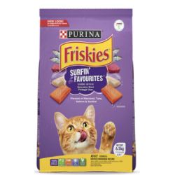 Purina Friskies Surfin' Turfin' Dry Cat Food For Adult Cats Best Cat Food 6.5 Kg