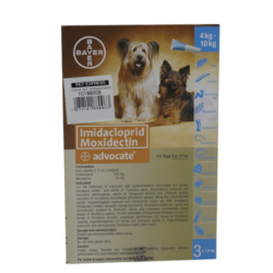 Bayer Advocate Spot On for Medium Breed Dogs 5 10kg (3 pipets)