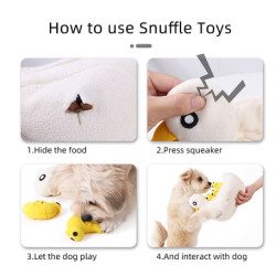 Duck w/ Ducklets Family Snuffle Plushie Toy for Dogs (Free 5g treats w/ every purchase)