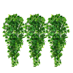 Artificial Hanging Plants, Fake Hanging Plant, Fake Ivy Vine for Wall House Decoration