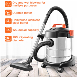 18L Vacuum Cleaner Upgrade Metal Material High Suction Dry Wet Blowing 3 use Household 15L