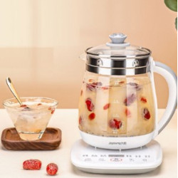 1.5L Electric Kettle Household Automatic Glass Health Preserving Pot Portable Mini Multi Cook