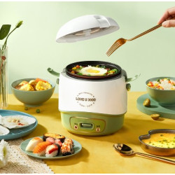 220V 1.2L Mini Electric Rice Cooker Non-stick Multi Cooker Household 200W Cooking Pot For Office