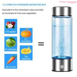 Portable Hydrogen Water Bottle Rechargeable Technology Ionized Water Generator Hydrogen Water Machine