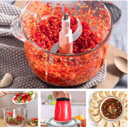 220V 2 Speed 5L Multifunction Electric Meat Grinder Veggie Chopper Food Mincer Mixer