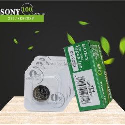 100pcs Sony 100% Original Single grain packing 371 SR920SW 920 SR920 1.55V Watch Battery 371 SR920SW