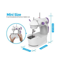 2-Speed Sewing Machine Double Thread Mini Dual Speed Sewing Machine Suitable for All