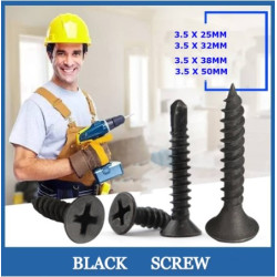 (PER BOX)Gypsum Screw/Black Screw for wood and metal